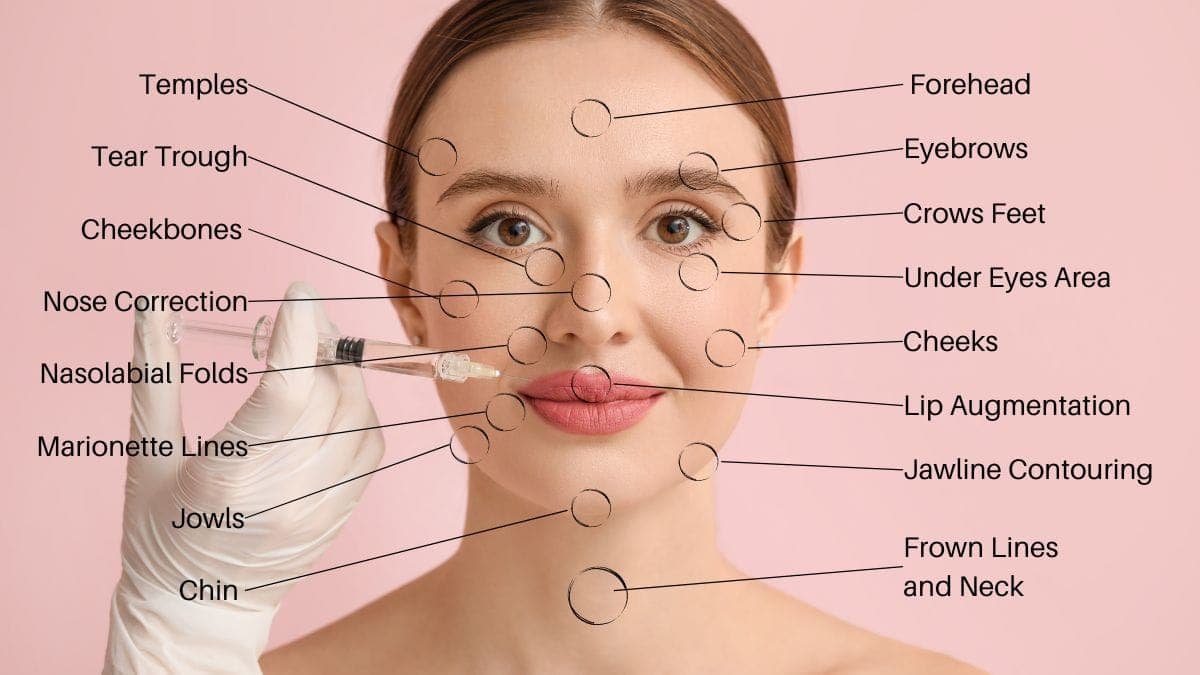 The Most Common Areas for Dermal Filler Injections and Their Benefits